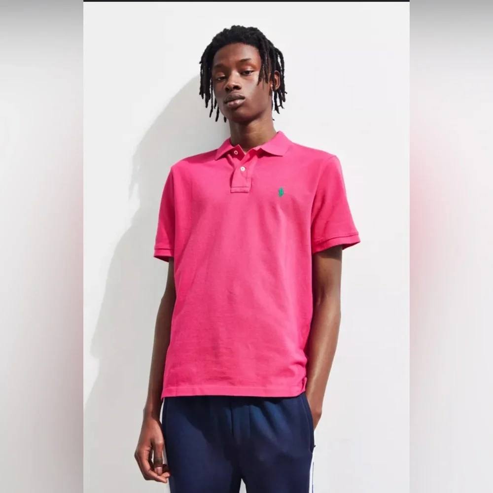 Ralph Lauren Classic Fit Polo Shirt in hot pink‎ XL